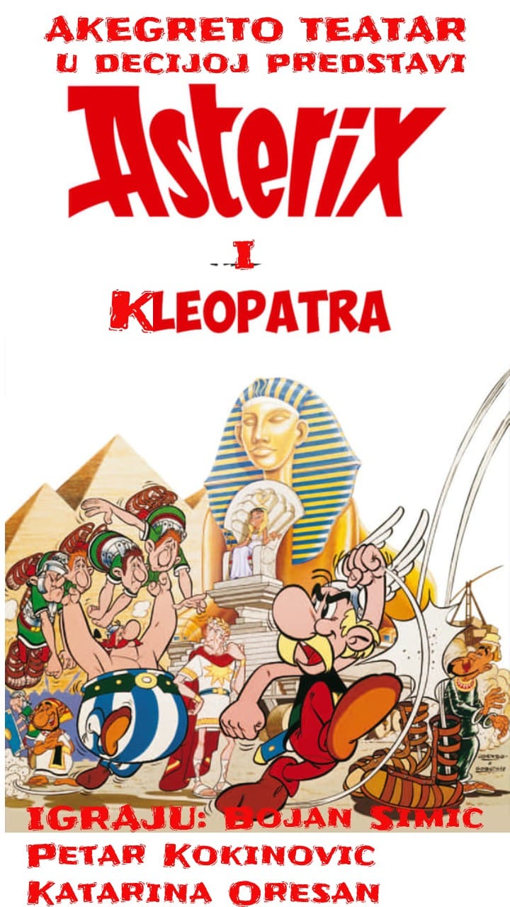 Dečja predstava "Asteriks i Kleopatra" u Alibunaru